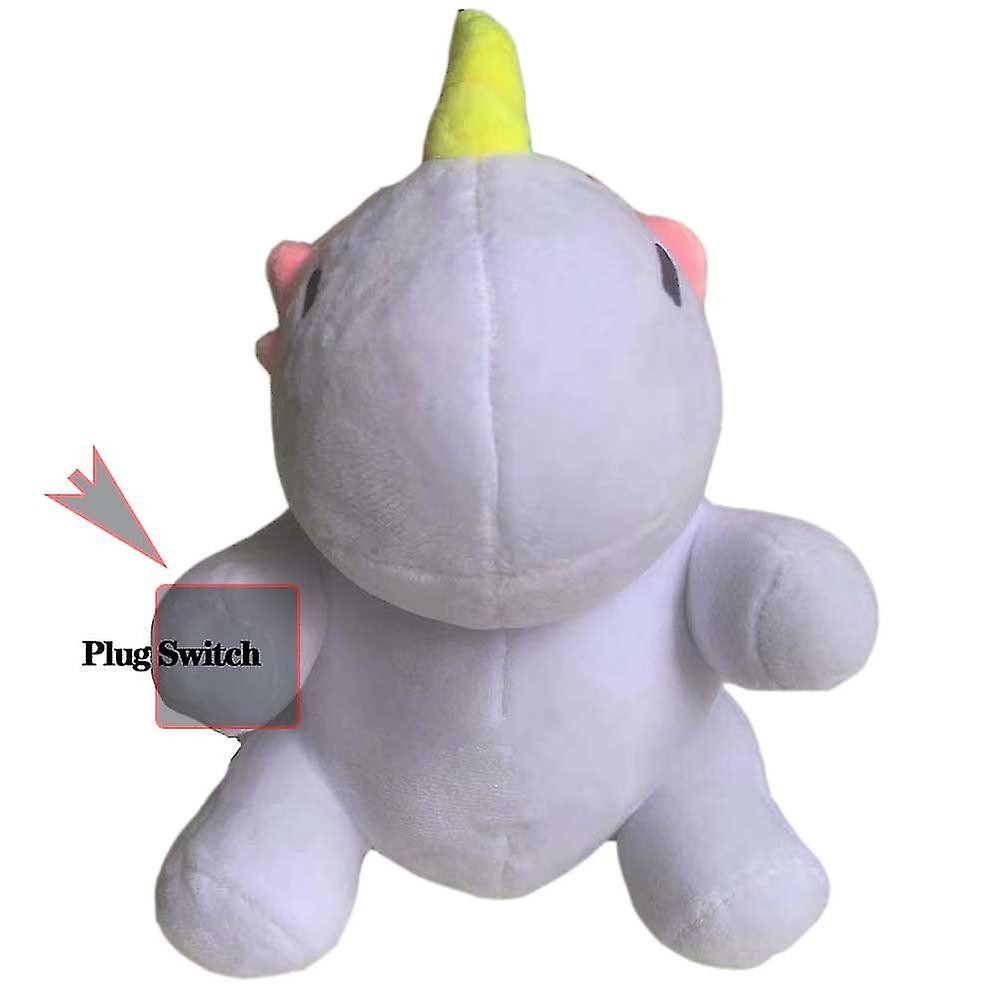 Foto 6 pulgar | Venta Internacional - Peluche de Unicornio con Luces Led Intermitentes 25 cm