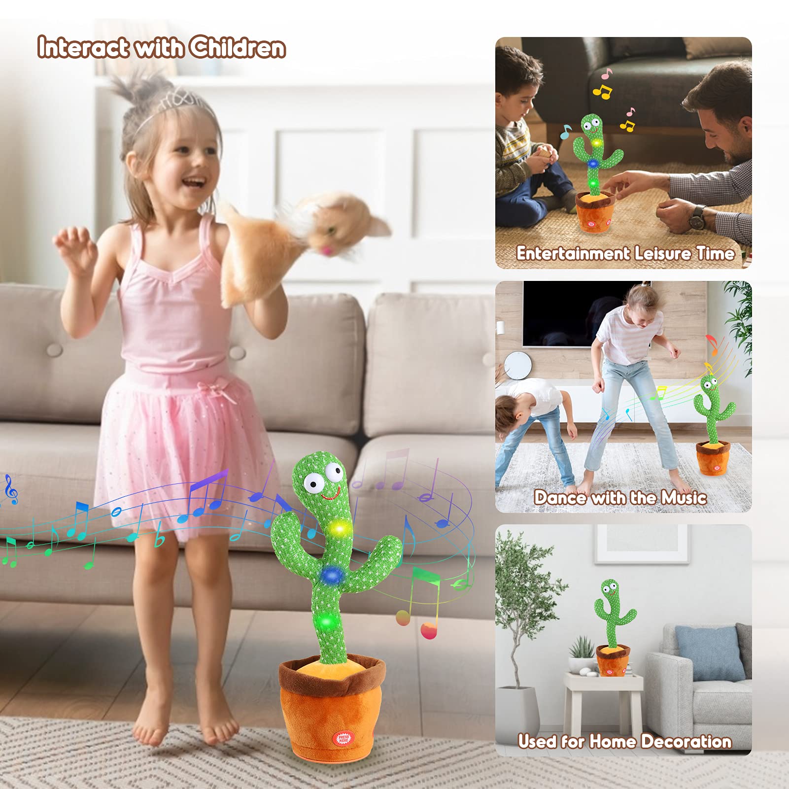 Foto 4 pulgar | Venta Internacional - Cactus Bailarín Aunpoos con 120 Canciones