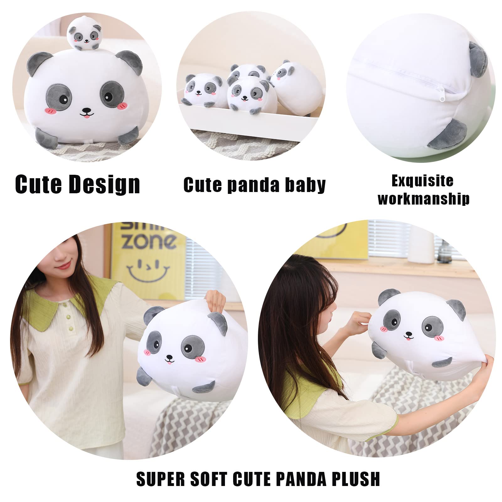 Foto 5 pulgar | Venta Internacional-Peluche Sqeqe de Panda