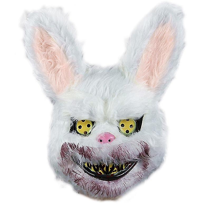 Foto 2 pulgar | Venta Internacional - Máscara de Conejito de Halloween de Peluche con Diseño Realista