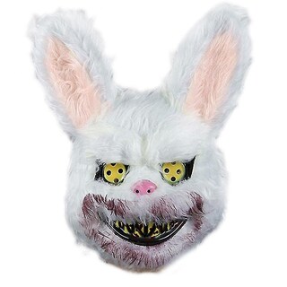 Foto 1 | Venta Internacional - Máscara de Conejito de Halloween de Peluche con Diseño Realista