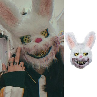 Foto 2 | Venta Internacional - Máscara de Conejito de Halloween de Peluche con Diseño Realista