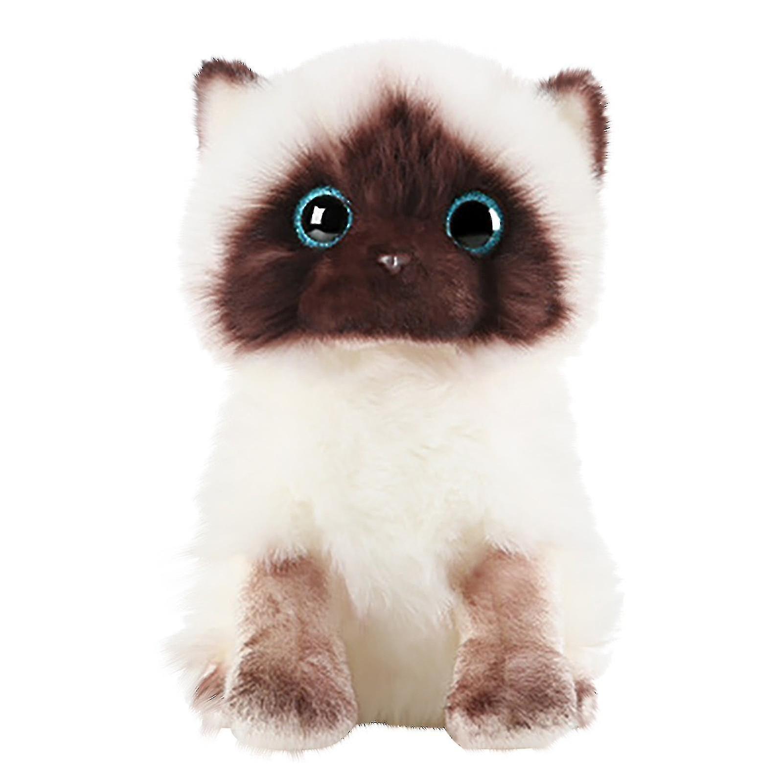 Foto 3 pulgar | Venta Internacional - Muñeco de Peluche en forma de Gato Siamés 20 cm