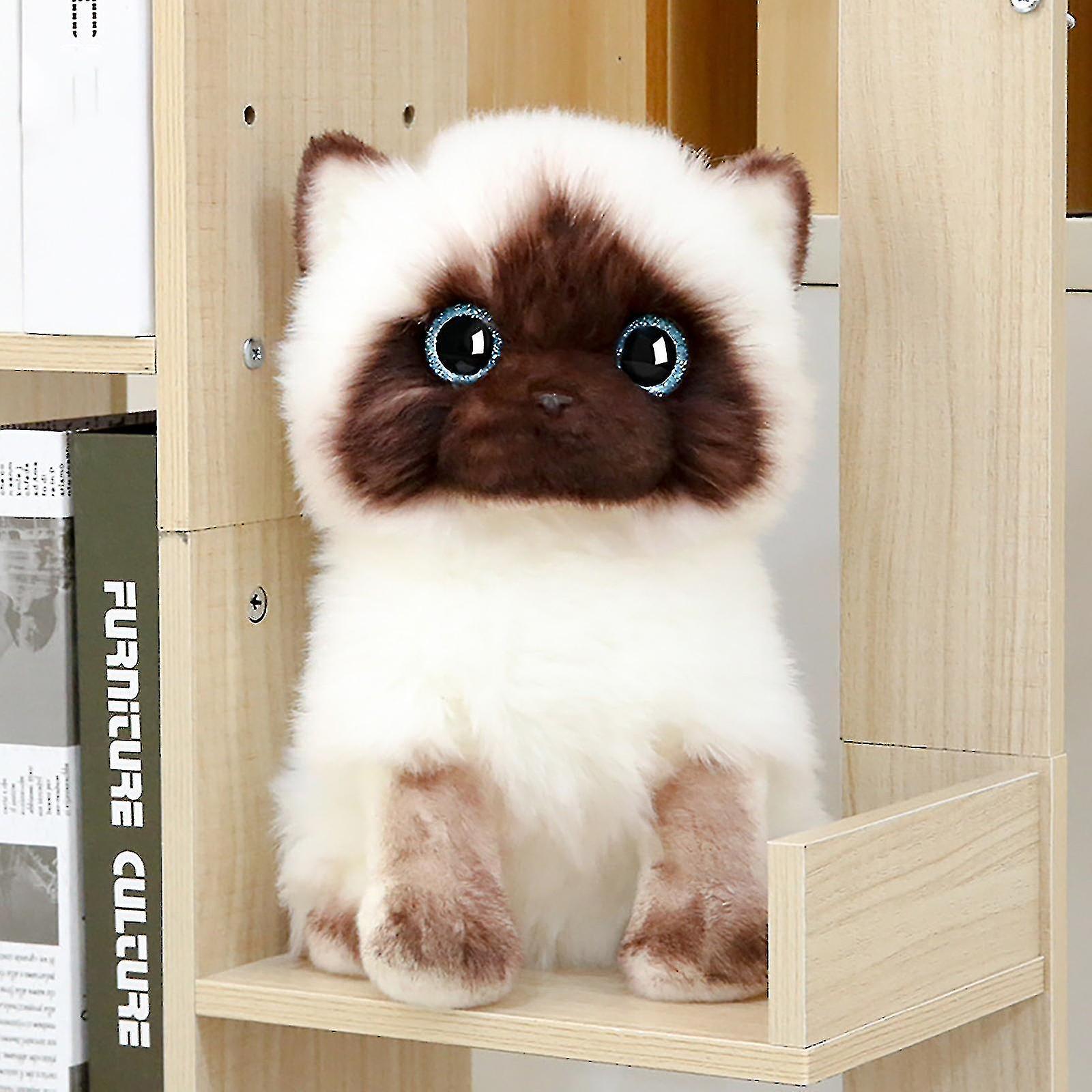 Foto 4 | Venta Internacional - Muñeco de Peluche en forma de Gato Siamés 20 cm