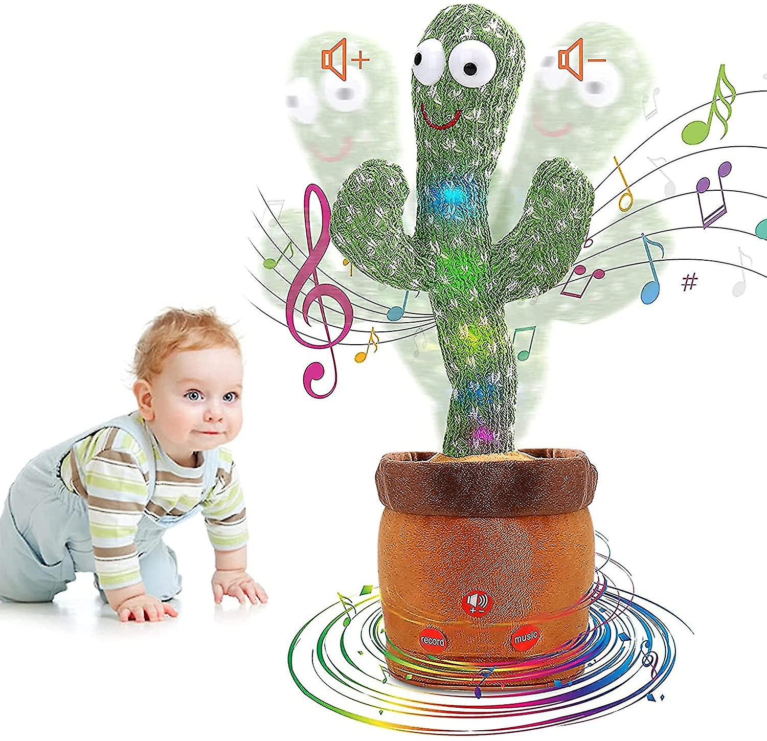 Venta Internacional - Juguete Electrónico Talking Dancing Cactus con Bluetooth de 32 cm
