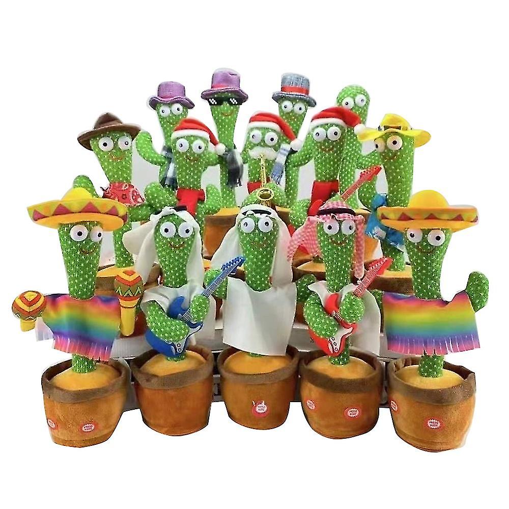 Foto 3 pulgar | Venta Internacional - Juguete Electrónico Talking Dancing Cactus con Bluetooth de 32 cm