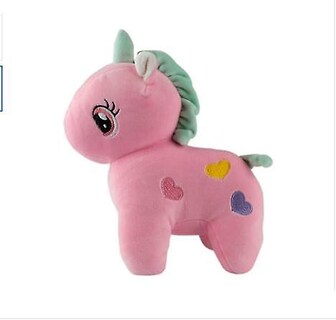 Foto 1 | Venta Internacional - Unicornio de Peluche con Corazones Rosa para Niños