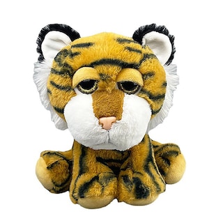 Foto 1 | Peluche de Tigre de 22 cm de Alta Calidad y Suave al Tacto - Amarillo para Niños y Adultos