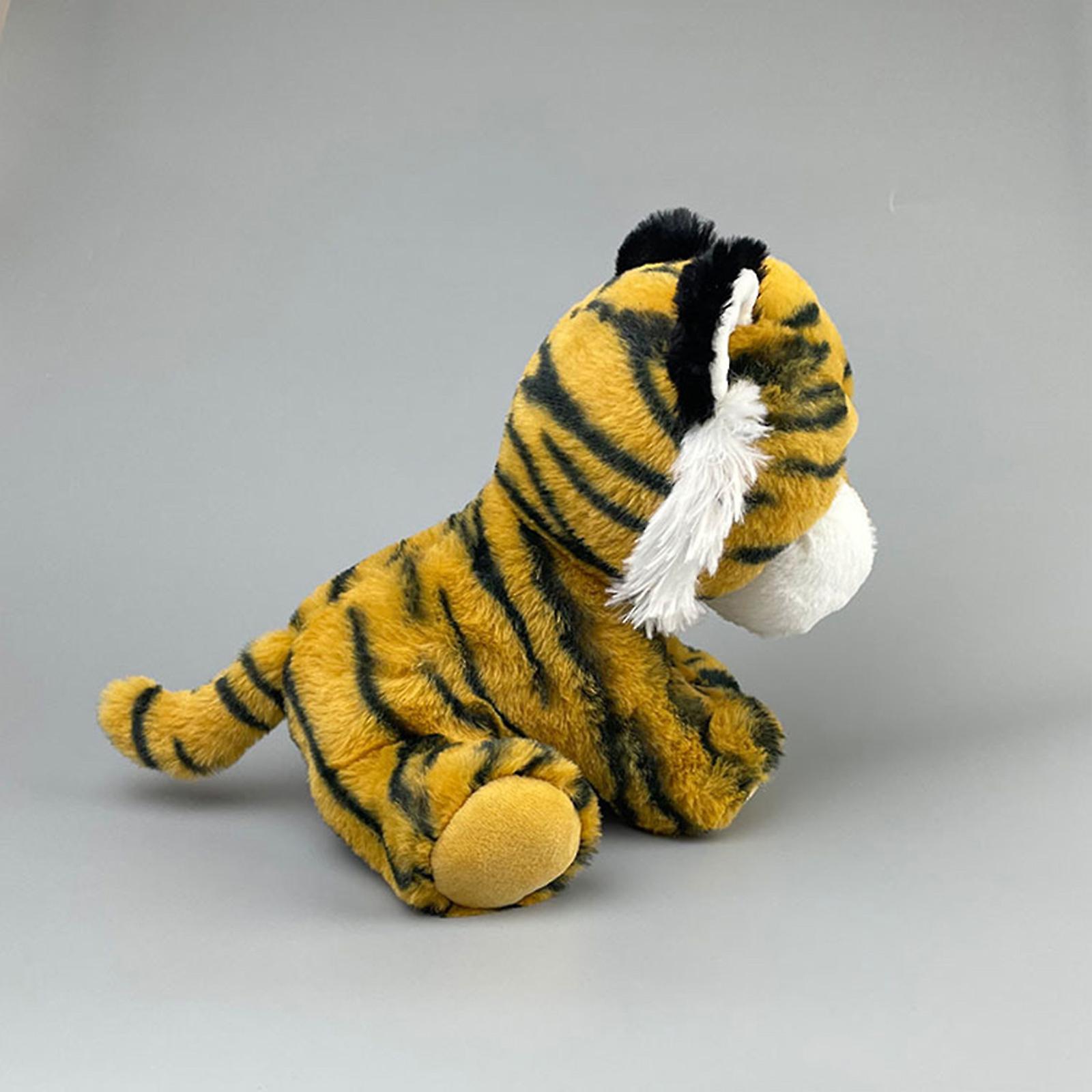 Foto 4 pulgar | Peluche de Tigre de 22 cm de Alta Calidad y Suave al Tacto - Amarillo para Niños y Adultos