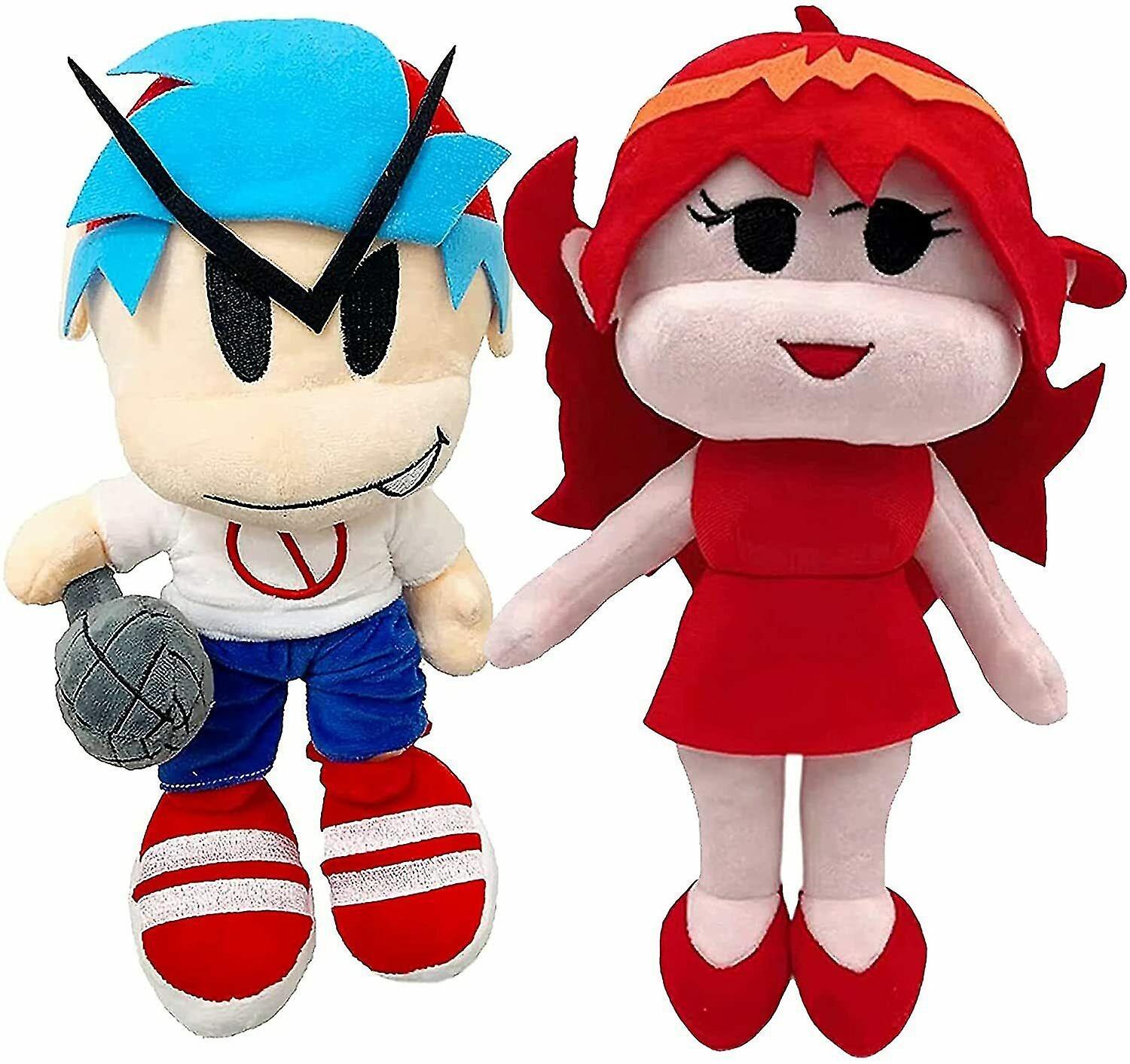 Venta Internacional - Juego de Peluches FNF Girlfriend y Boyfriend 2 Piezas