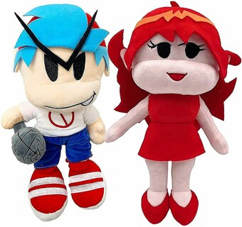 Foto 1 | Venta Internacional - Juego de Peluches FNF Girlfriend y Boyfriend 2 Piezas