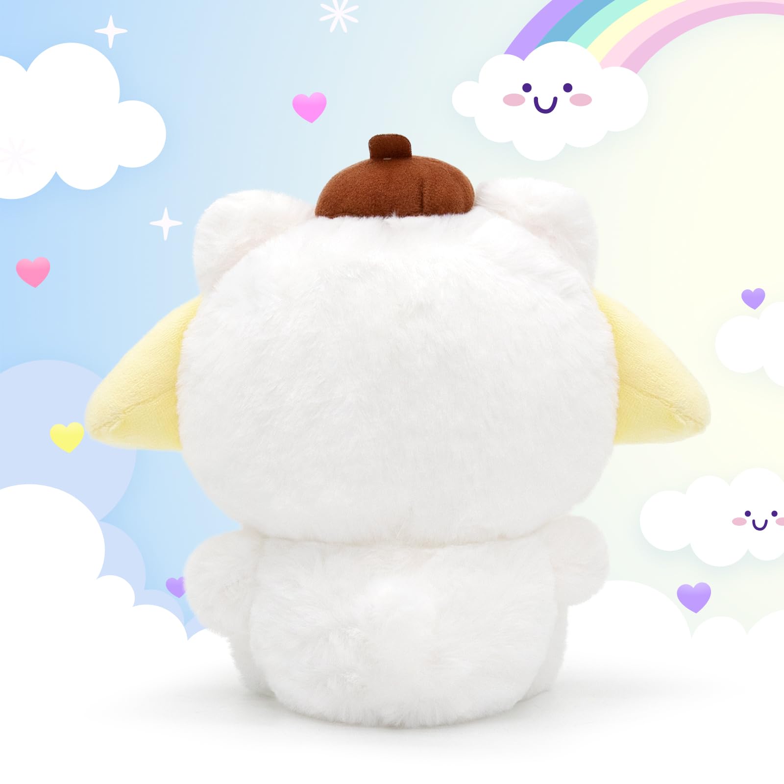 Foto 4 pulgar | Muñeca De Peluche Maikerry Pompompurin, 20 Cm, Anime, Peluche, Color Amarillo - Venta Internacional.