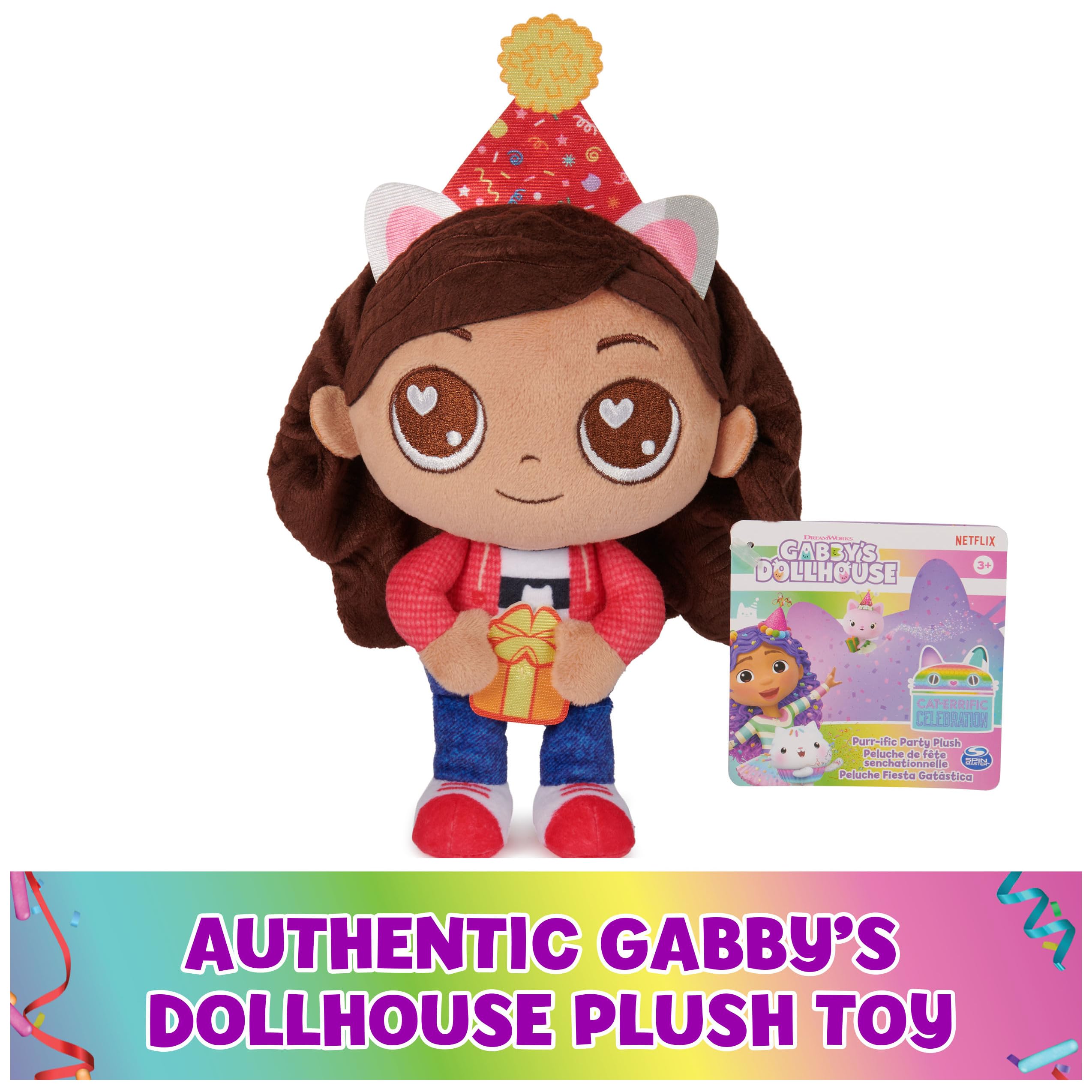 Foto 7 pulgar | Peluche Gabby's Dollhouse Celebration Series Gabby Girl - Venta Internacional.