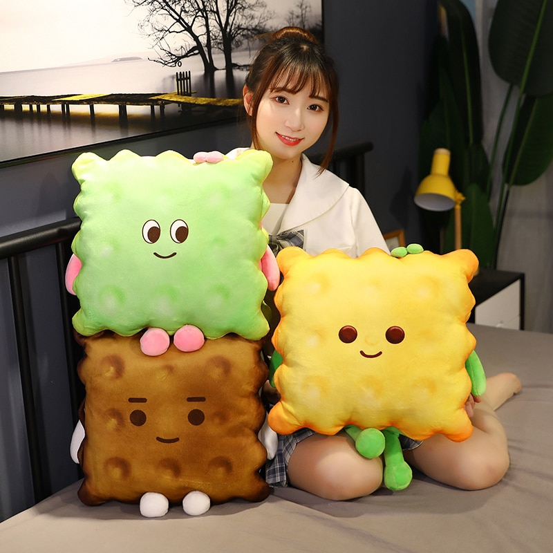 Foto 4 pulgar | Cojín Para Dormir Con Forma De Muñeca De Peluche Con Dibujos Animados De Galletas Para Niños - Venta Internacional.