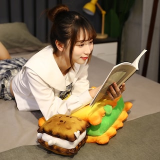 Foto 5 | Cojín Para Dormir Con Forma De Muñeca De Peluche Con Dibujos Animados De Galletas Para Niños - Venta Internacional.