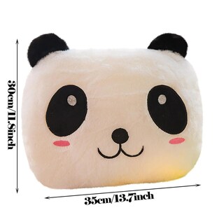 Foto 2 | Almohada De Peluche Con Forma De Panda Brillante, Muñeca Panda Gigante, Sartén Luminosa - Venta Internacional.