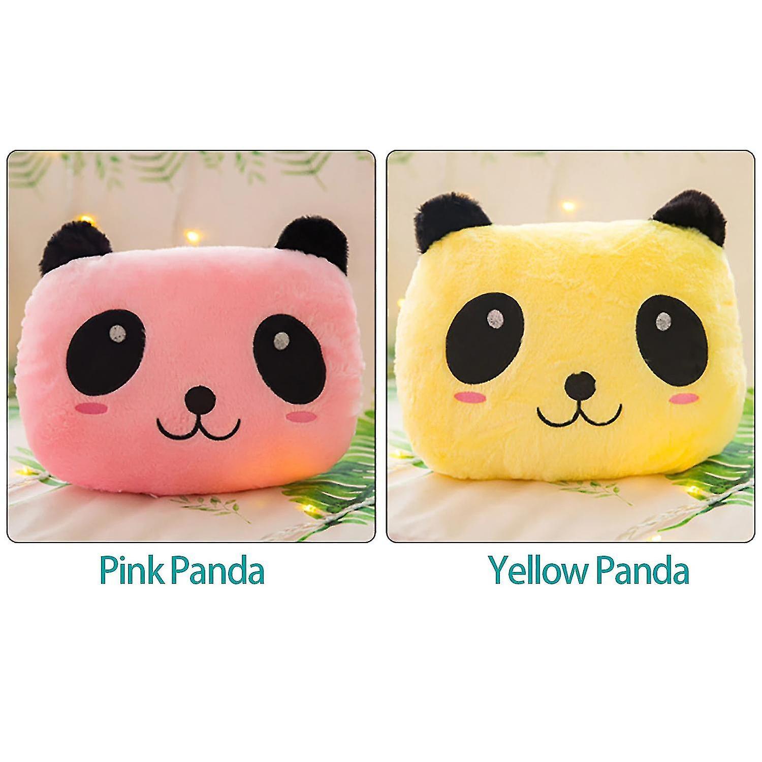 Foto 5 pulgar | Almohada De Peluche Con Forma De Panda Brillante, Muñeca Panda Gigante, Sartén Luminosa - Venta Internacional.