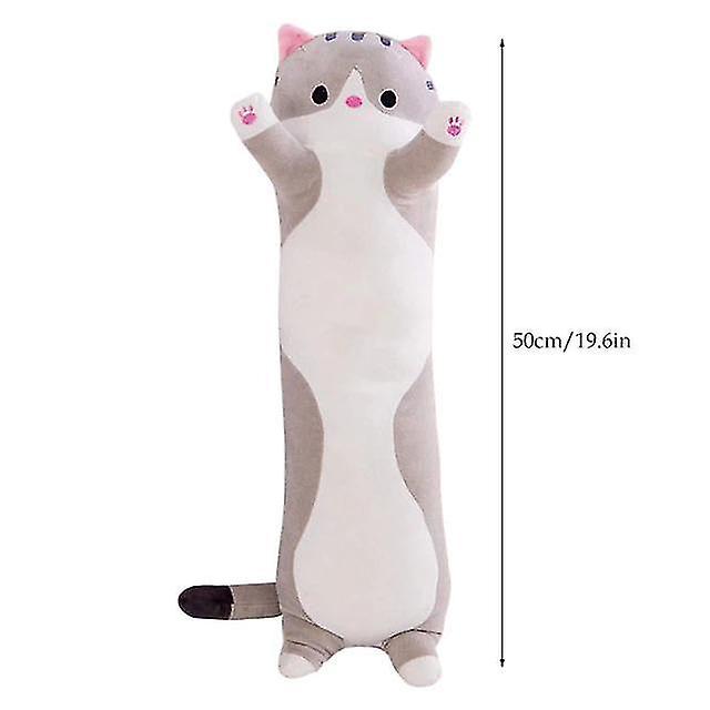 Foto 3 pulgar | Almohada De Peluche Con Forma De Gato Y Novio, 50 Cm, Suave Y Larga - Venta Internacional.