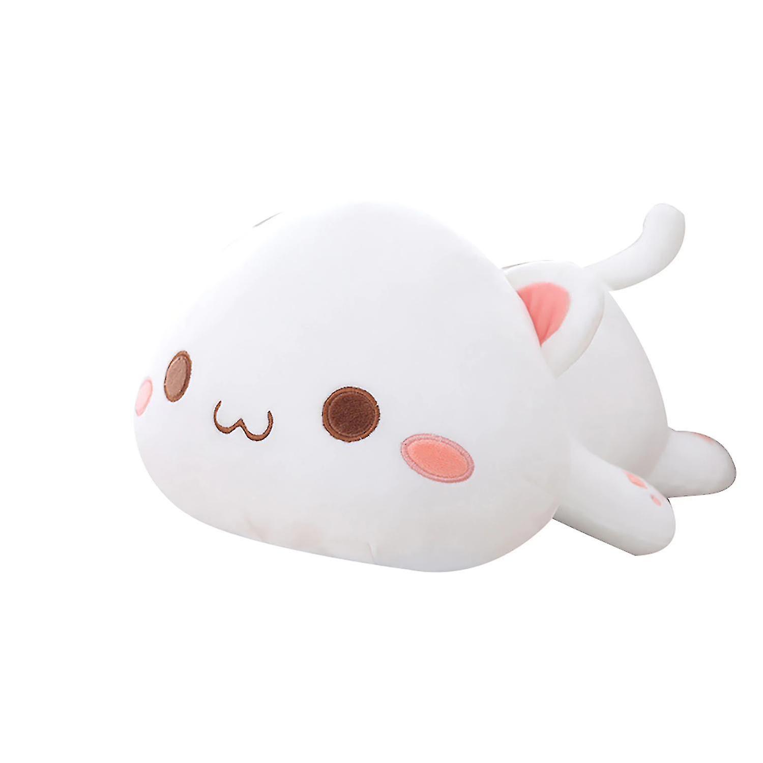 Cojín De Felpa Para Sofá, Sofá, 35 Cm, Bonito Gato Acostado - Venta Internacional.
