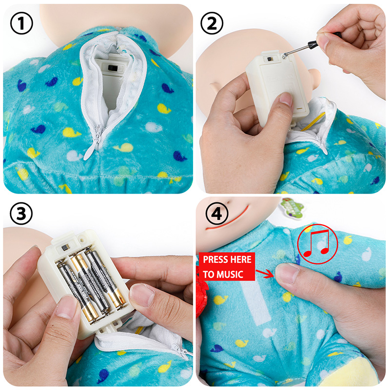 Foto 4 pulgar | Peluche Musical Cocomelon Jj Para Dormir Con Sonidos A Partir De 18 Meses - Venta Internacional.