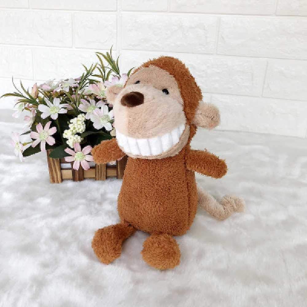 Muñeco Dinosaurio De Peluche Sonriendo Con Dientes Grandes - Venta Internacional.