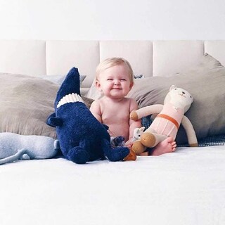 Foto 2 | Muñeco Dinosaurio De Peluche Sonriendo Con Dientes Grandes - Venta Internacional.