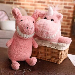 Foto 3 | Muñeco Dinosaurio De Peluche Sonriendo Con Dientes Grandes - Venta Internacional.
