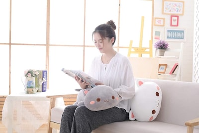 Foto 5 | Peluche Con Forma De Animal De Peluche, Bonito Gatito, Abrazos Suaves Para Gatos, 30 Cm - Venta Internacional.