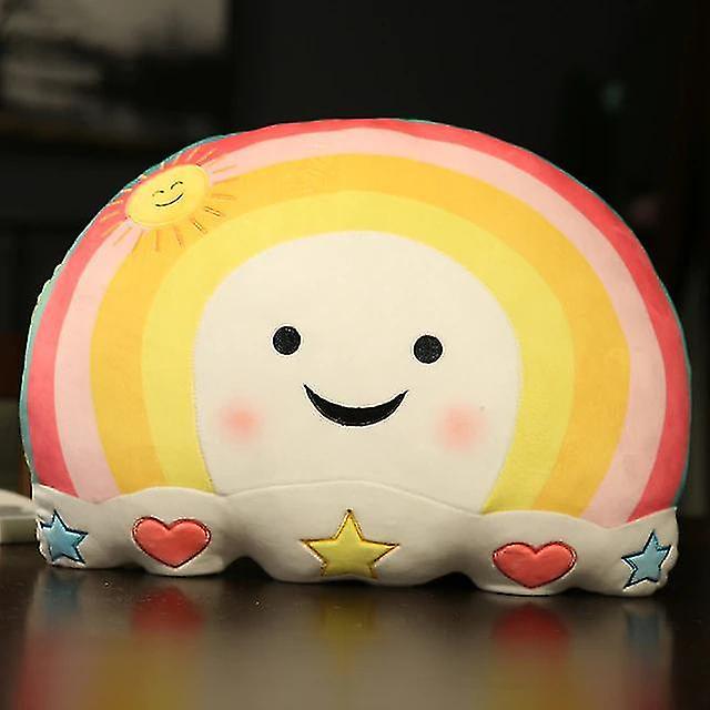 Peluche De Peluche Pillow Smile Con Forma De Nube Arcoíris - Venta Internacional.