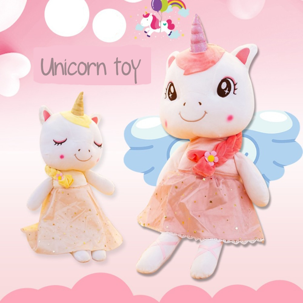 Foto 3 pulgar | Muñeca De Peluche De Unicornio De 35 Cm Para Niñas - Venta Internacional.