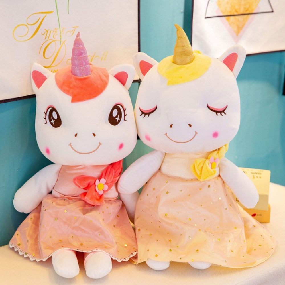 Foto 4 pulgar | Muñeca De Peluche De Unicornio De 35 Cm Para Niñas - Venta Internacional.