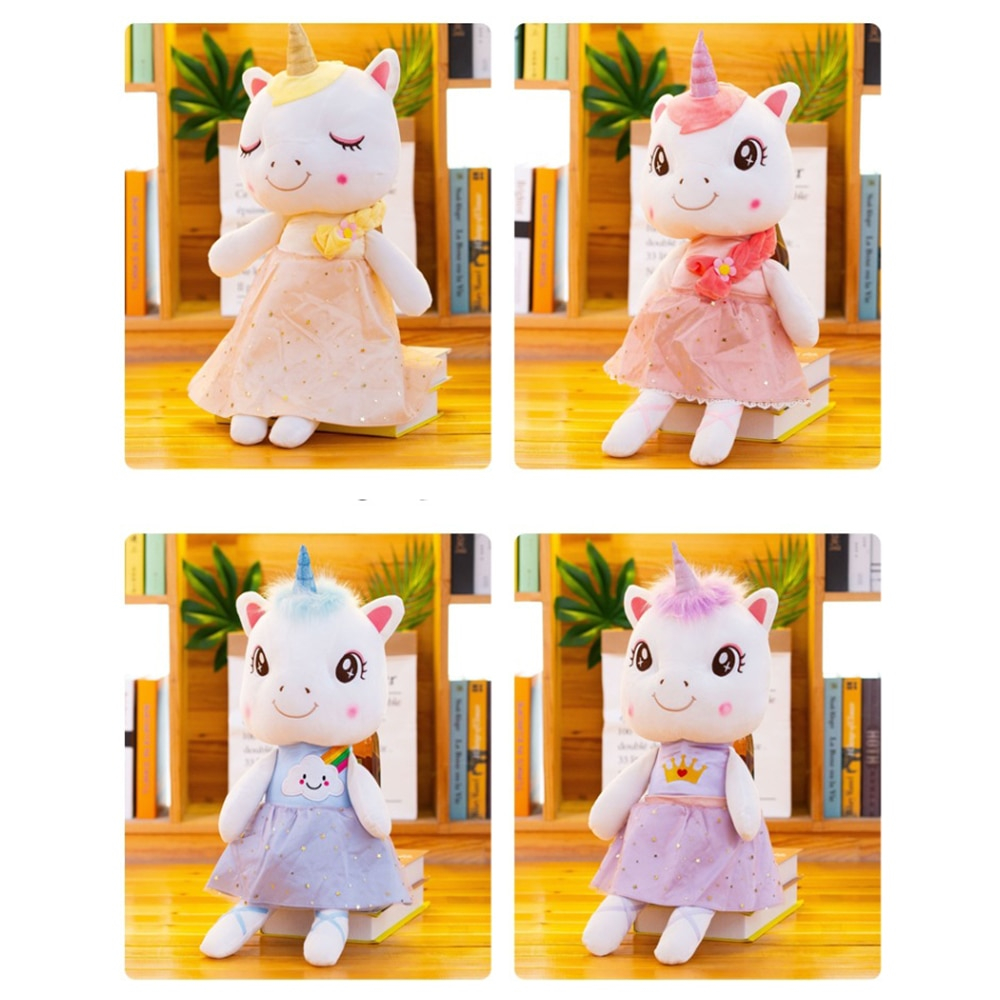 Foto 6 pulgar | Muñeca De Peluche De Unicornio De 35 Cm Para Niñas - Venta Internacional.