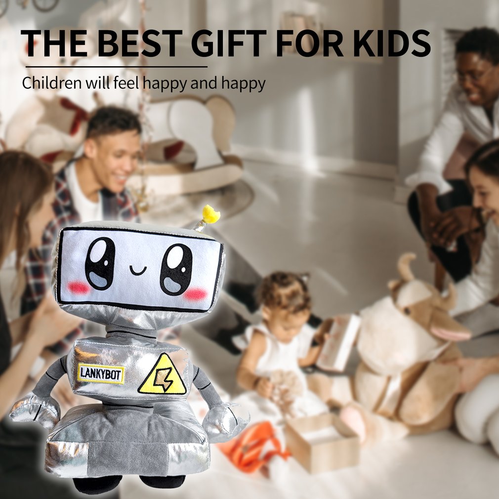 Foto 5 pulgar | Muñeca De Peluche Lankybox Cyborg Plush Tt Light Decorativa - Venta Internacional.