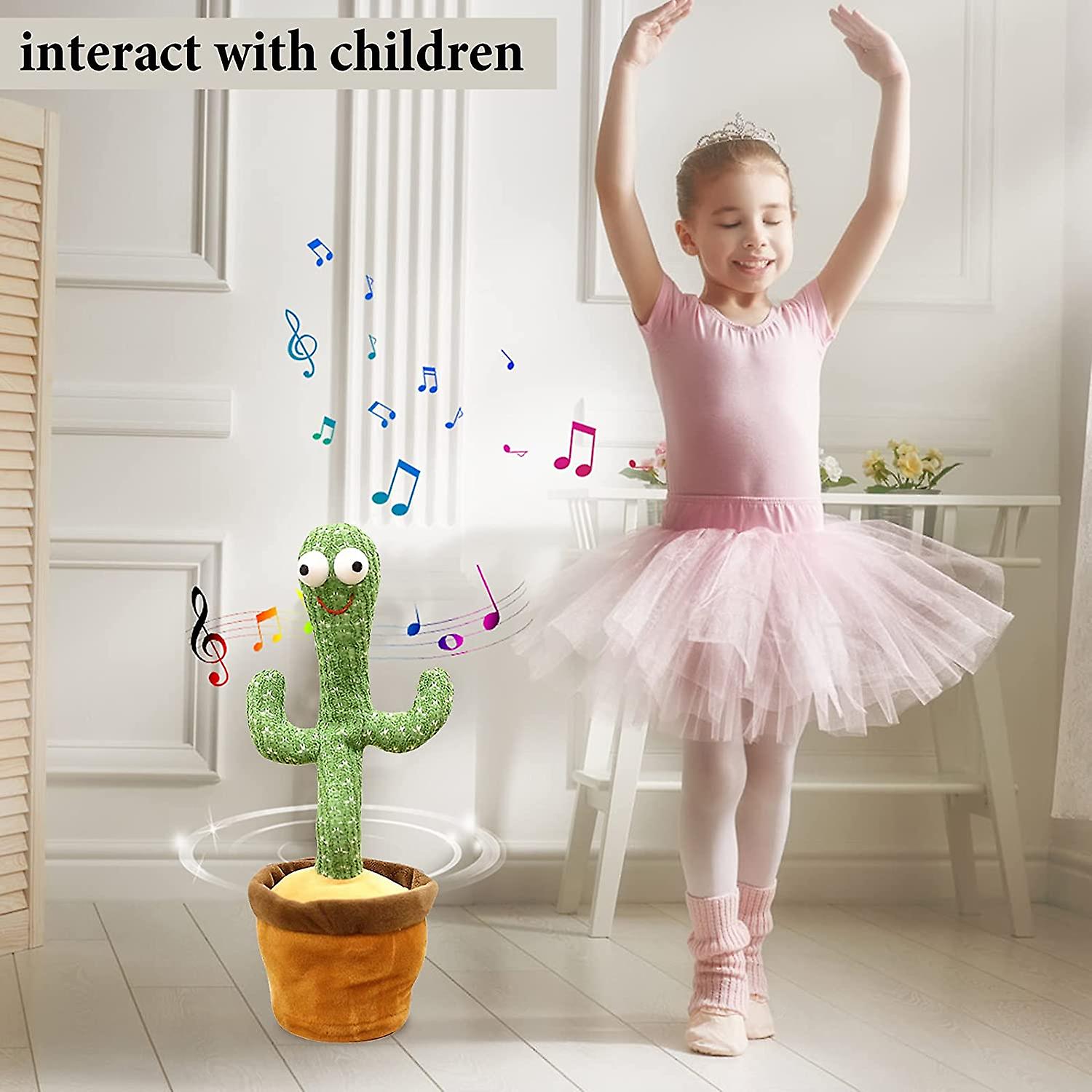 Foto 3 pulgar | Juguete De Peluche Emoin Dancing Singing Cactus Para Niños - Venta Internacional.