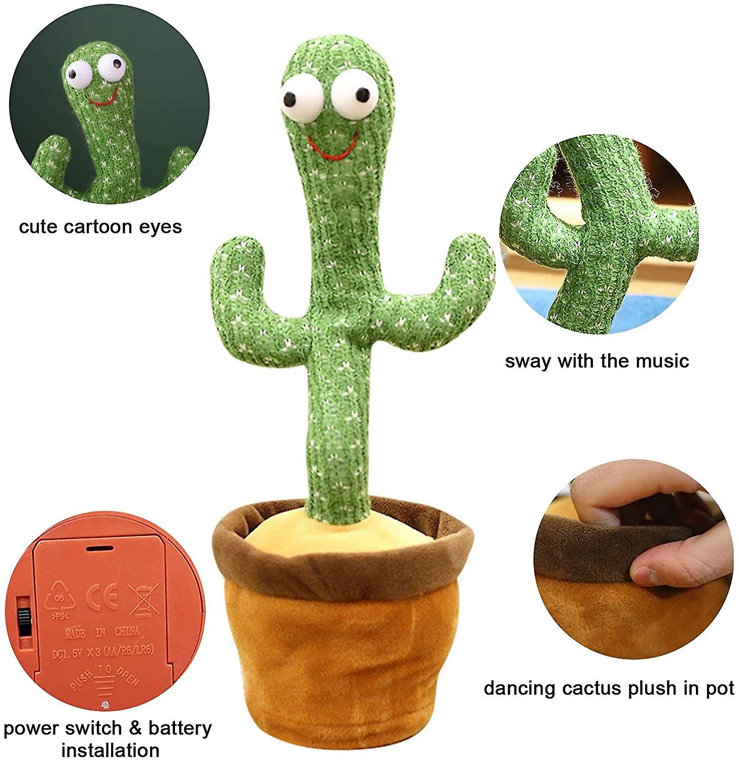 Foto 4 pulgar | Juguete De Peluche Emoin Dancing Singing Cactus Para Niños - Venta Internacional.