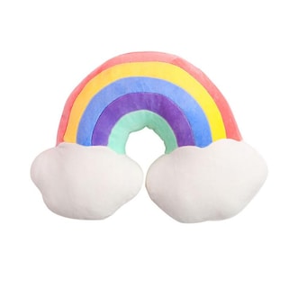 Foto 1 | Cojín Suave De Peluche Con Forma De Arcoíris Para - Venta Internacional.