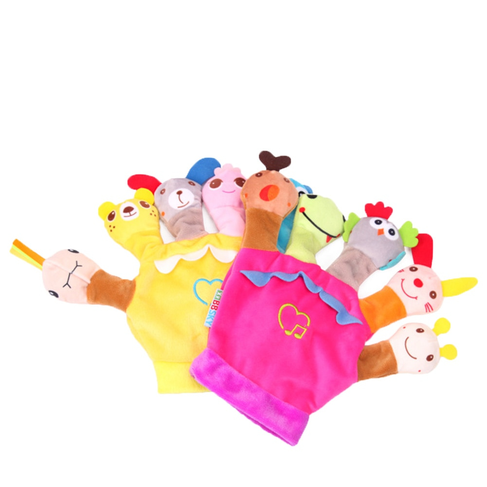 Guante De Peluche Con Forma De Marioneta, Estilo Caricaturizado - Venta Internacional.