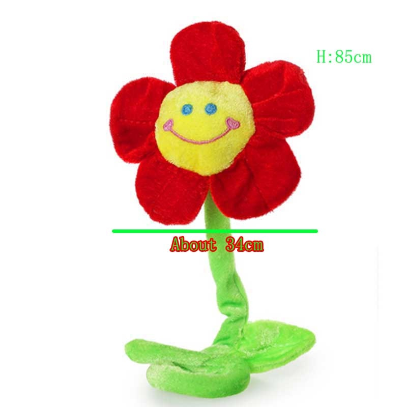 Foto 3 pulgar | Juguete Decorativo Para Bebés, Sonajero, Plantas De Peluche, Girasoles, 45 Cm - Venta Internacional.