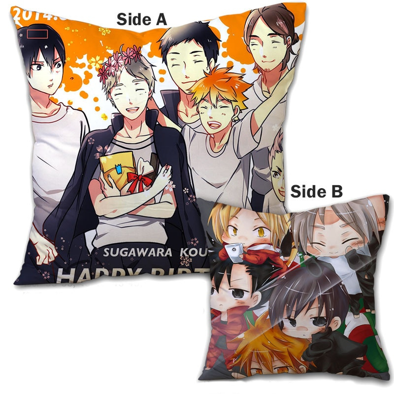 Foto 2 pulgar | Higo De Peluche De Anime Haikyuu Hinata Shoyo Tobio Oikawa Tooru, 45 Cm - Venta Internacional.