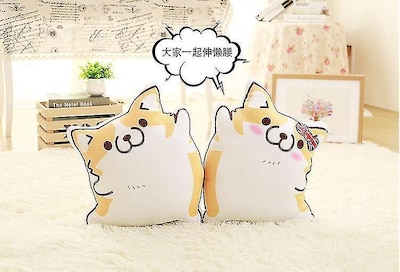 Foto 2 | Personaje De Dibujos Animados De Perro Corgi De Peluche, 45 X 35 Cm - Venta Internacional.