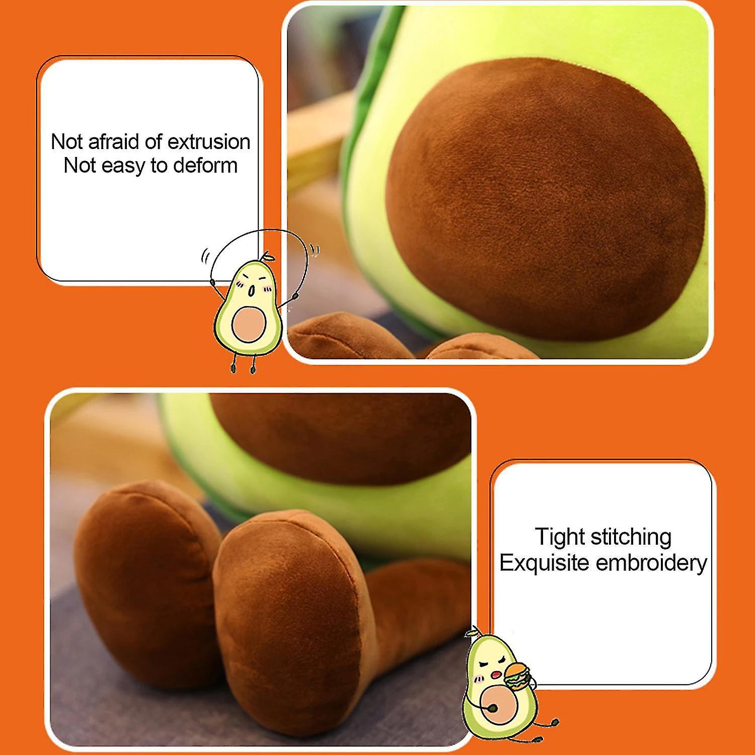 Foto 3 pulgar | Peluche De Peluche Con Forma De Aguacate Con Dibujos Animados, 45 Cm - Venta Internacional.
