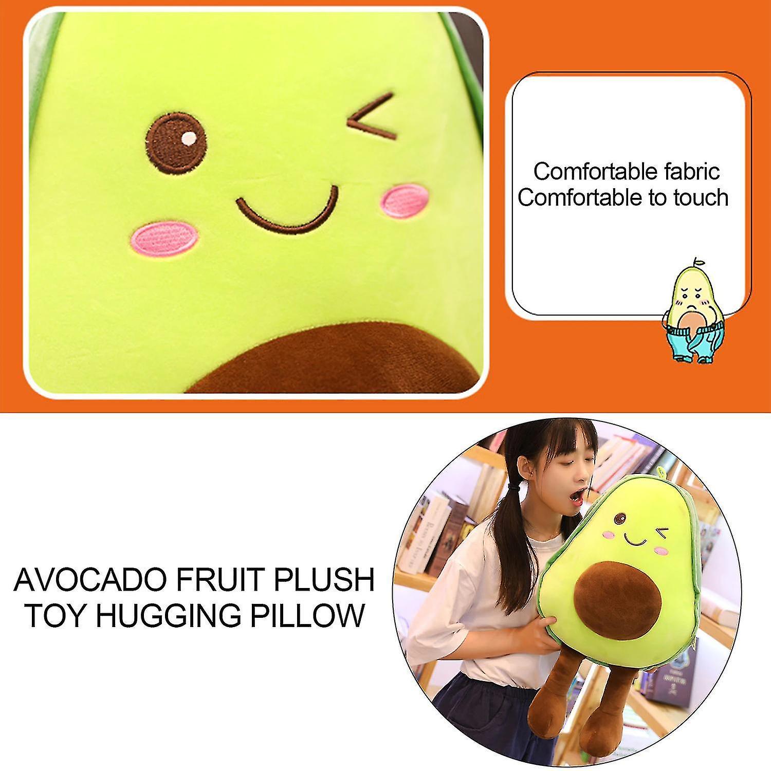 Foto 4 pulgar | Peluche De Peluche Con Forma De Aguacate Con Dibujos Animados, 45 Cm - Venta Internacional.