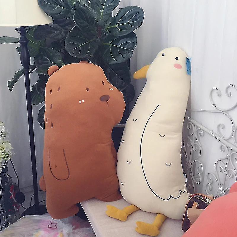 Foto 4 pulgar | Cojín Para Dormir Con Forma De Ballena De Peluche, 80 Cm, Oso Pardo, Zorro, Cómodo, Regalo - Venta Internacional.