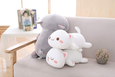 Foto 5 | Almohada Suave Con Forma De Gatito De Peluche, 50 Cm, Para Niños - Venta Internacional.