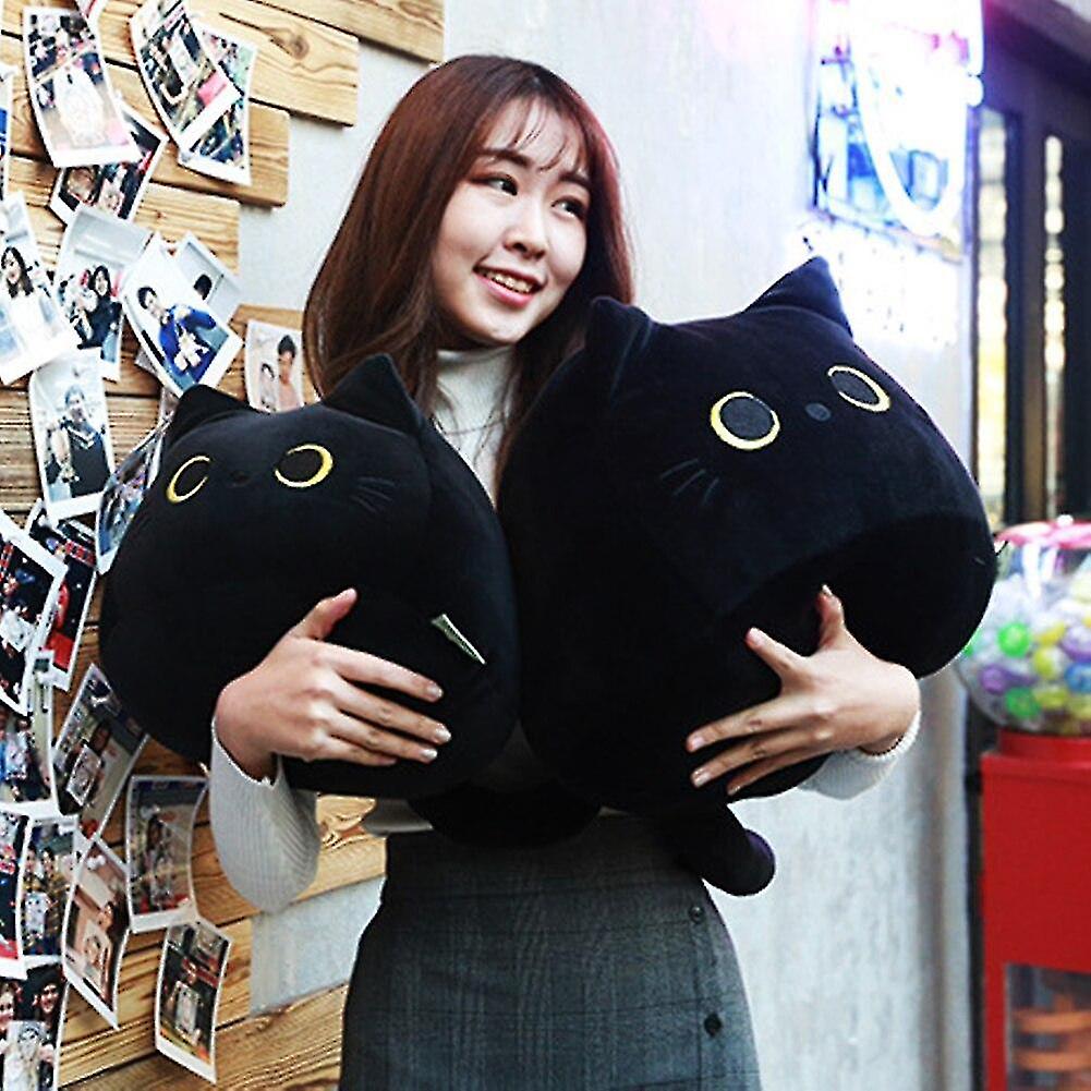 Foto 5 pulgar | Muñeca De Peluche Con Bonito Gato Negro, 40 Cm - Venta Internacional.