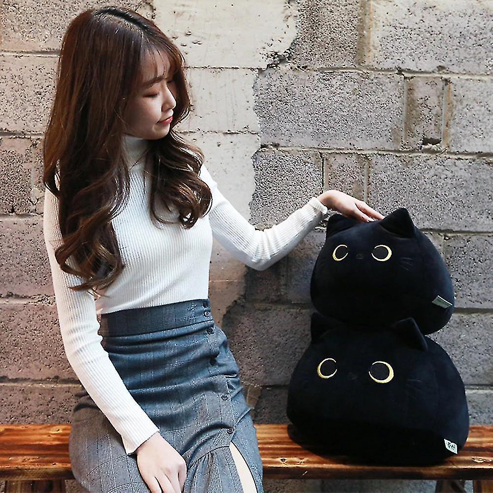 Foto 6 pulgar | Muñeca De Peluche Con Bonito Gato Negro, 40 Cm - Venta Internacional.