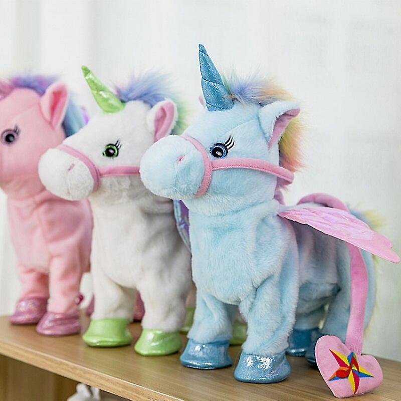 Foto 5 pulgar | Juguete De Peluche Eléctrico Con Forma De Unicornio Para Caminar - Venta Internacional.