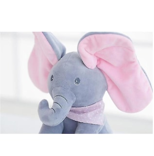 Foto 2 | Juguete De Peluche Con Forma De Elefante Al Escondite Para Niños - Venta Internacional.