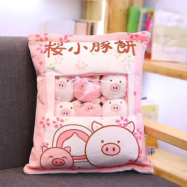 Foto 1 | Bolsa De Muñecos De Peluche Para Aperitivos Lucky Bunny/cerdo/dinosaurio - Venta Internacional.
