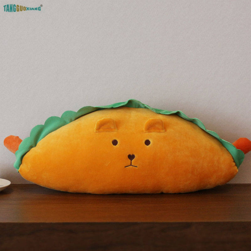 Foto 5 pulgar | Juguete De Peluche Tangguoxiang Simulation Hot Dog Con Verduras, 60-75 Cm - Venta Internacional.